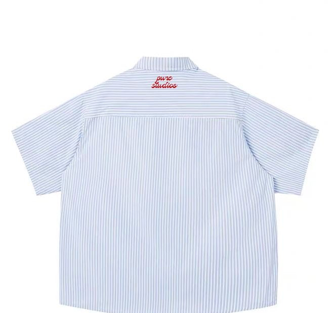 PURE « OCEAN » STRIPED SHIRT
