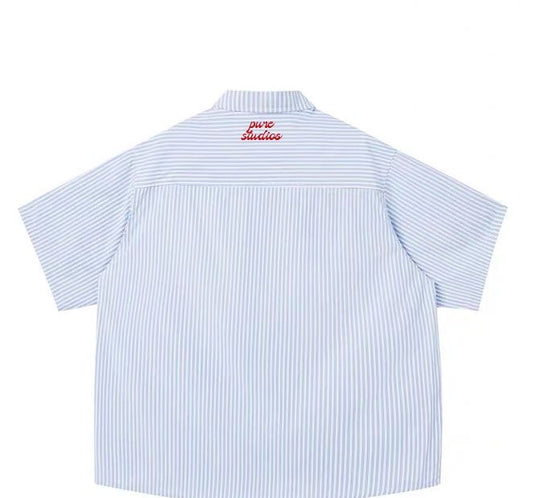 PURE « OCEAN » STRIPED SHIRT